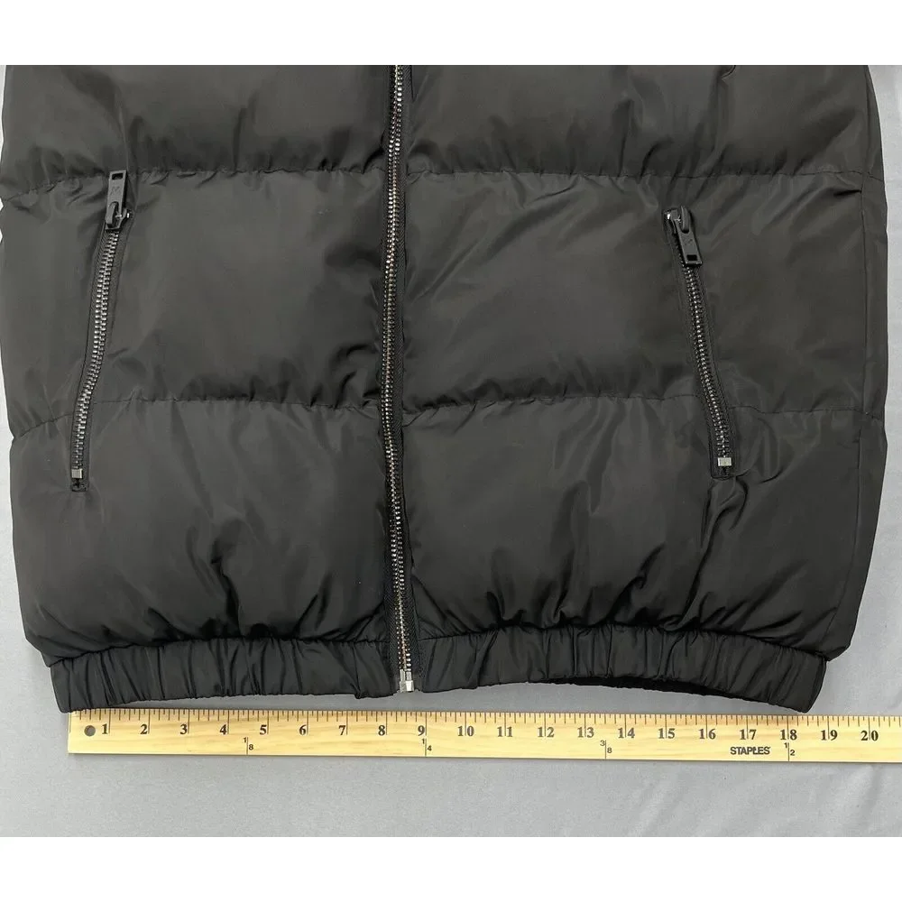 Good For Nothing Puffer Jacket Men 2XL Black United Kingdom Zip Pockets Outdoor‎